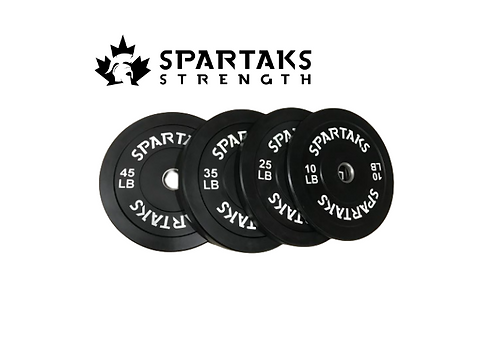 SPARTAKS High Performance Bumper Plates 230lbs Set $1.2/lb