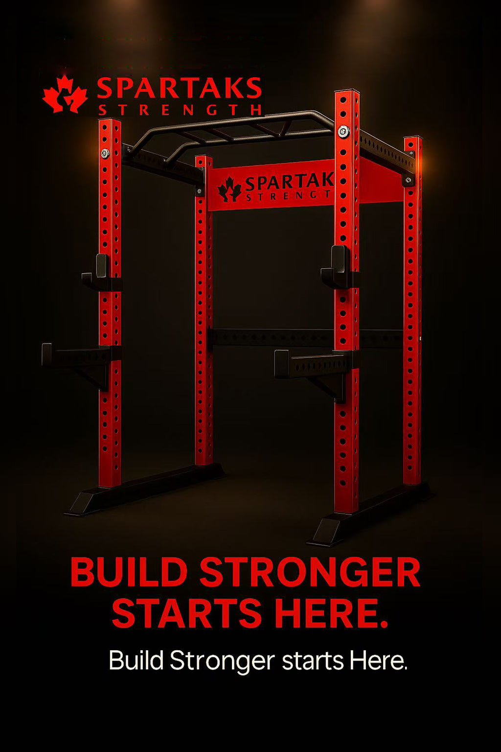 KB2401 Cage Complète pour Squat | Acier 3”x3” Calibre 9 | Rack Robuste pour Garage ou Gym à Domicile 