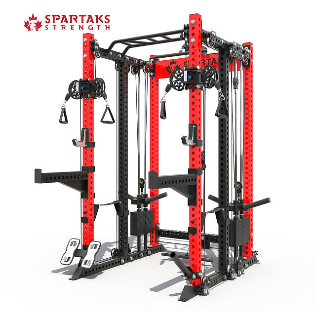 KB2406 Cage fonctionnelle classique complète | 6 poteaux 3"x3" en acier calibre 9 | Support commercial robuste