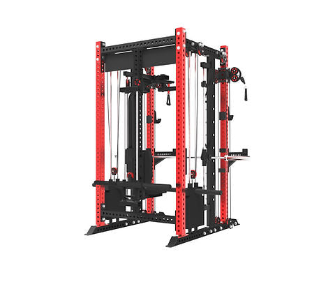KB2407 – Smith Machine + Pec Deck + Stack Combo | Acier calibre 9 3"x3" | Entraîneur tout-en-un